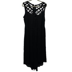 City Chic Black Cut Out Maxi Dress